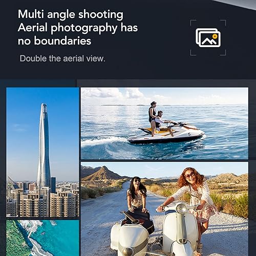 Miniatura 9 de XT8 Mini drone, fotografía aérea RC FPV Drones 4K cámara dual Quadcopter luces LED multicolor Juguetes avión Drone WiFi con batería de 3.7 V 600 mAh