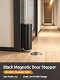 ChayWillow Punch-Free Magnetic Door Stopper Retractable Floor – Punch-Free Installation