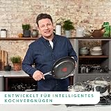 Tefal Jamie Olivers Cook's Direct Inox Batterie de cuisine 2 poêles 24/28 cm, Revêtement antiadhésif, Indicateur de cuisson, Poignée sûre rivetée, Induction E304S244 - 5