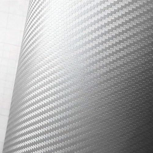 Miniatura 9 de Rollo de vinilo adhesivo Moyishi de fibra de carbono 3D, 24 x 60 pulgadas