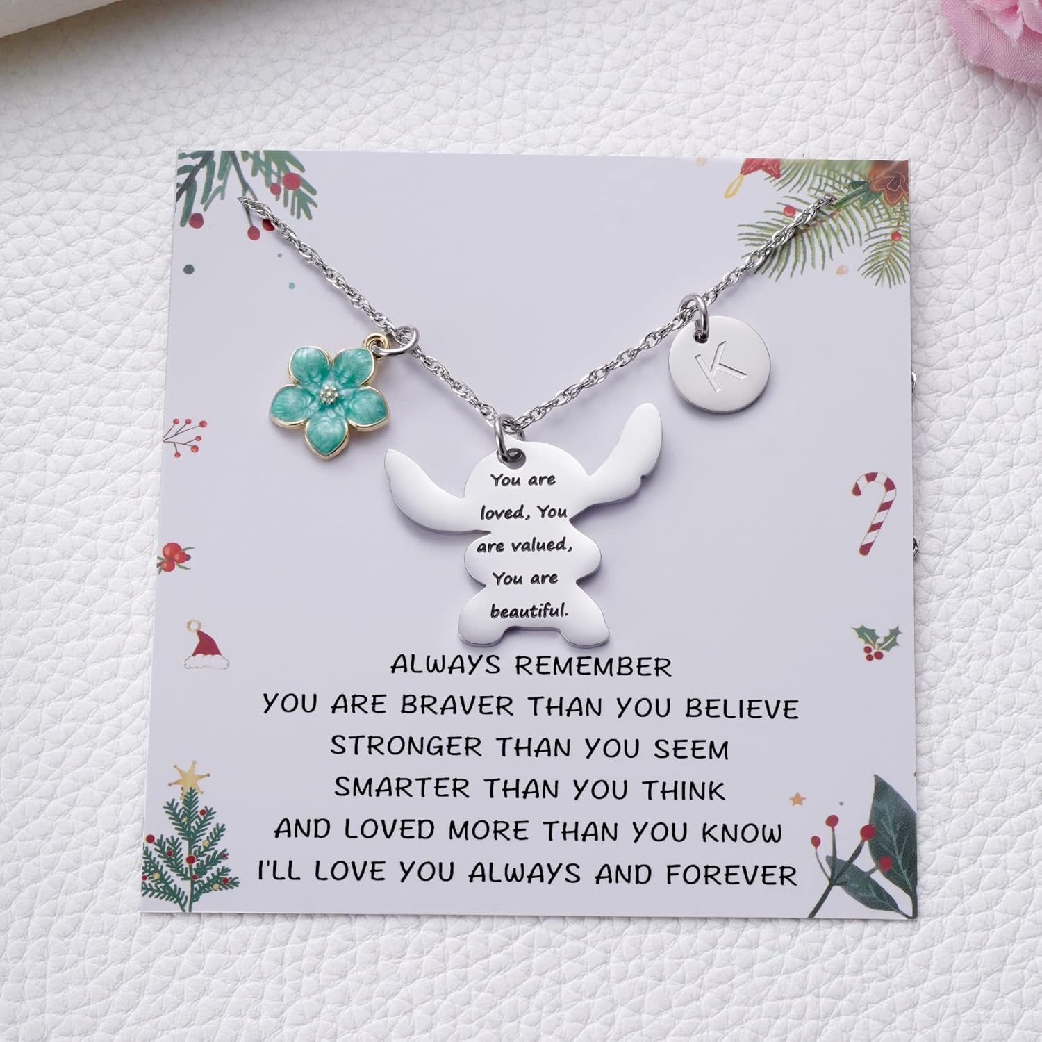 MIXJOY You are My Sunshine Necklace&Greeting Card, Birthday Christmas for Women Niece Daughter Granddaughter - Image 4