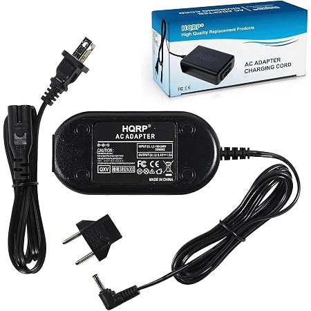 Caricabatterie HQRP CA-110 Per Canon VIXIA – Adattatore AC 100-240V – Sostitutivo 5072B002AA