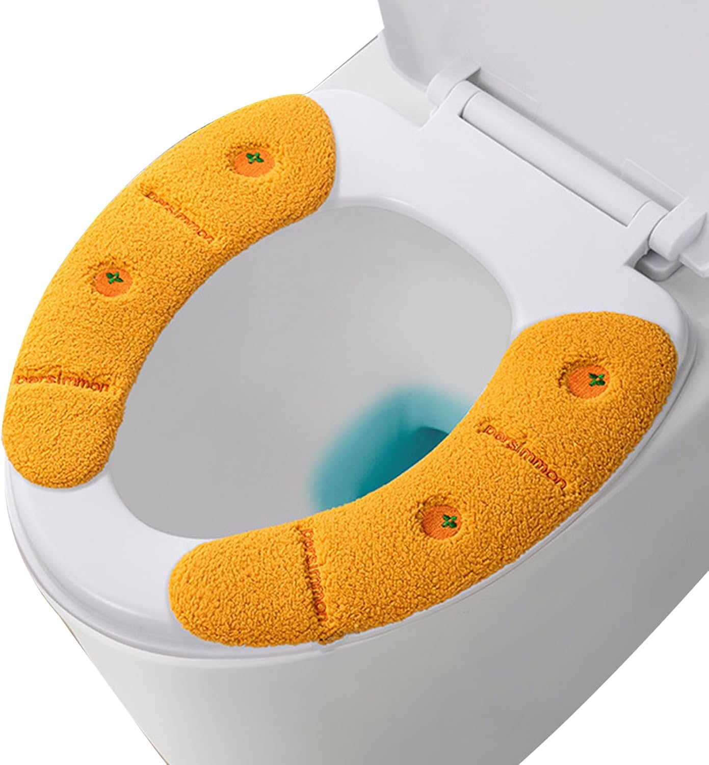 Toilet Seat Covers for Bathroom - Soft Non Slip Thick, Warm Seat Cover Pads with Handle | Reusable Thick Toilet Pad for Bathroom Comfort in Autumn Winter