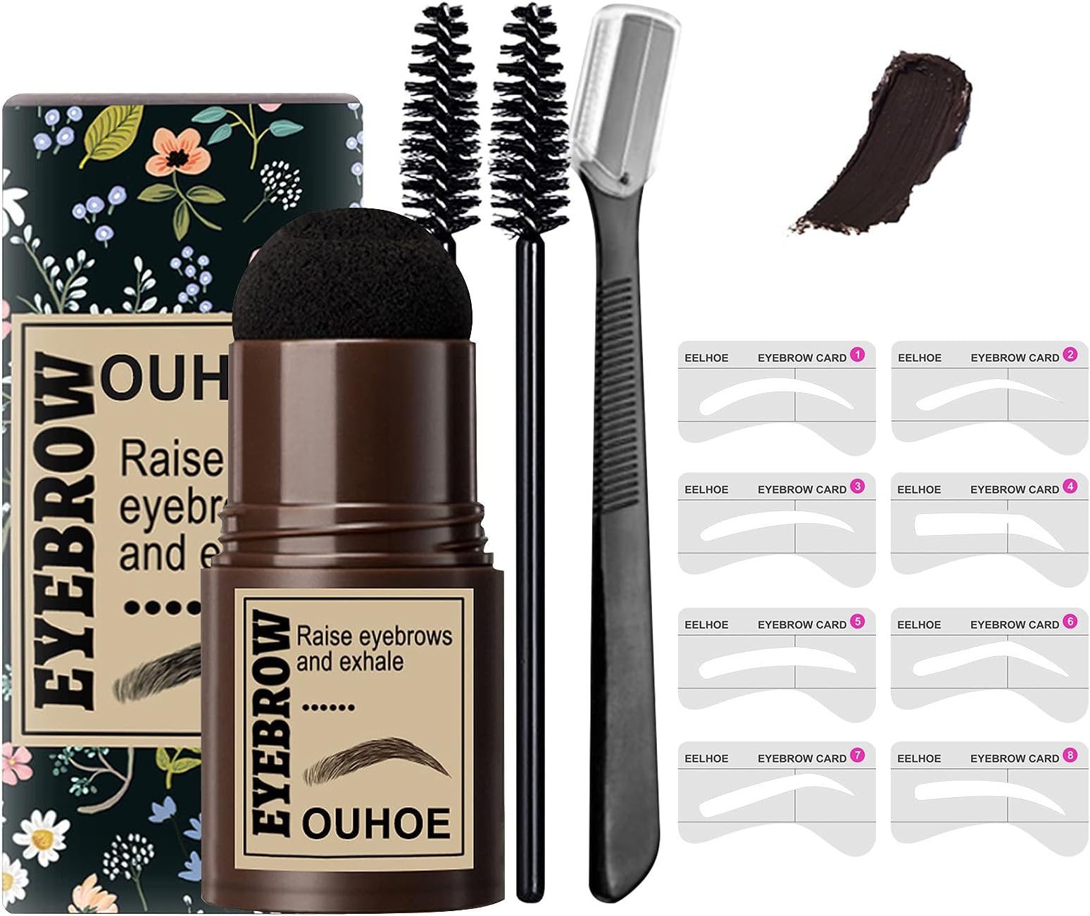 R Noble Blush & Bronzer & Highlighting Kit, Blush Palette + 6 Color, Contour Palette + Powder Blush + Corrective Powder + Makeup