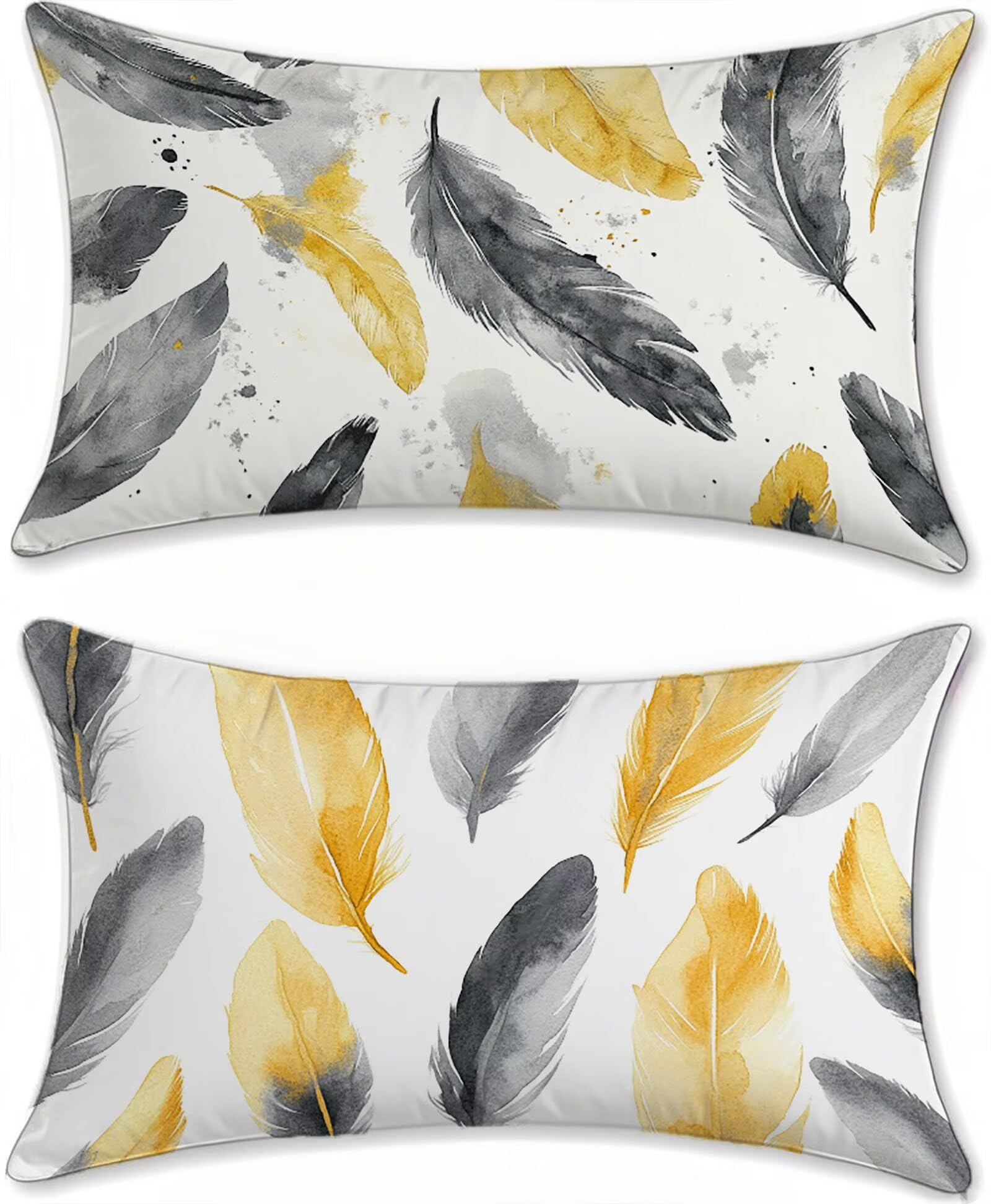Housse coussin exterieur impermeable 50x90 en velours haut de gamme pour jardin