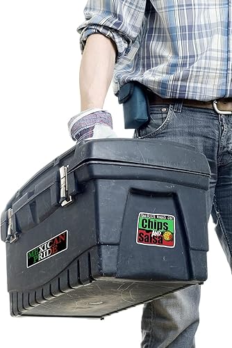 Miniatura 14 de Big100 calcomanías divertidas para casco de caja de herramientas, calcomanías de vinilo para hombres, construcción de soldadura, soldadura