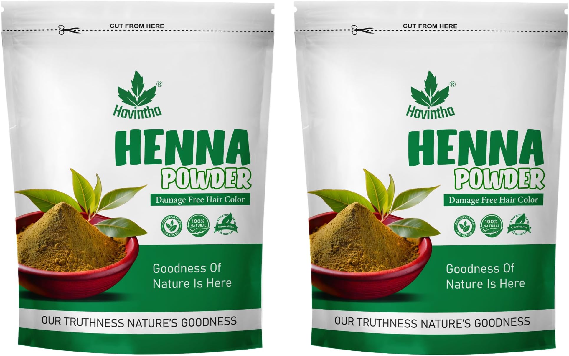 Havintha Natural Henna Powder for Hair Color | 100% Natural Hair Dye - Lawson...