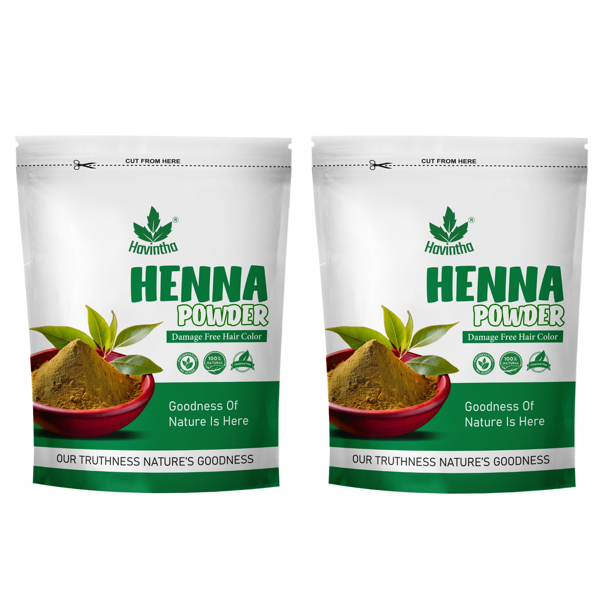 Havintha Natural Lawsonia Inermis Henna Powder for Hair Product (227 g)