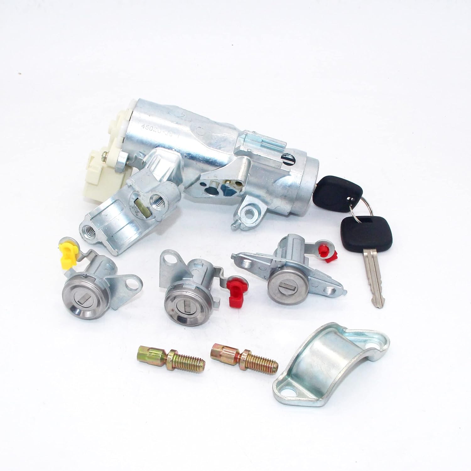 Complete Set Ignition Switch Door Lock Barrel Cylinder Trunk Tailgate Lock Fit for Toyota Corolla AE110 1996-2002