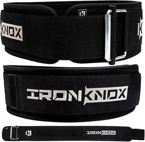 Cinturón de levantamiento de pesas de alta calidad, cinturón de peso de 4 pulgadas para hombres y mujeres con hebilla de metal autobloqueante para