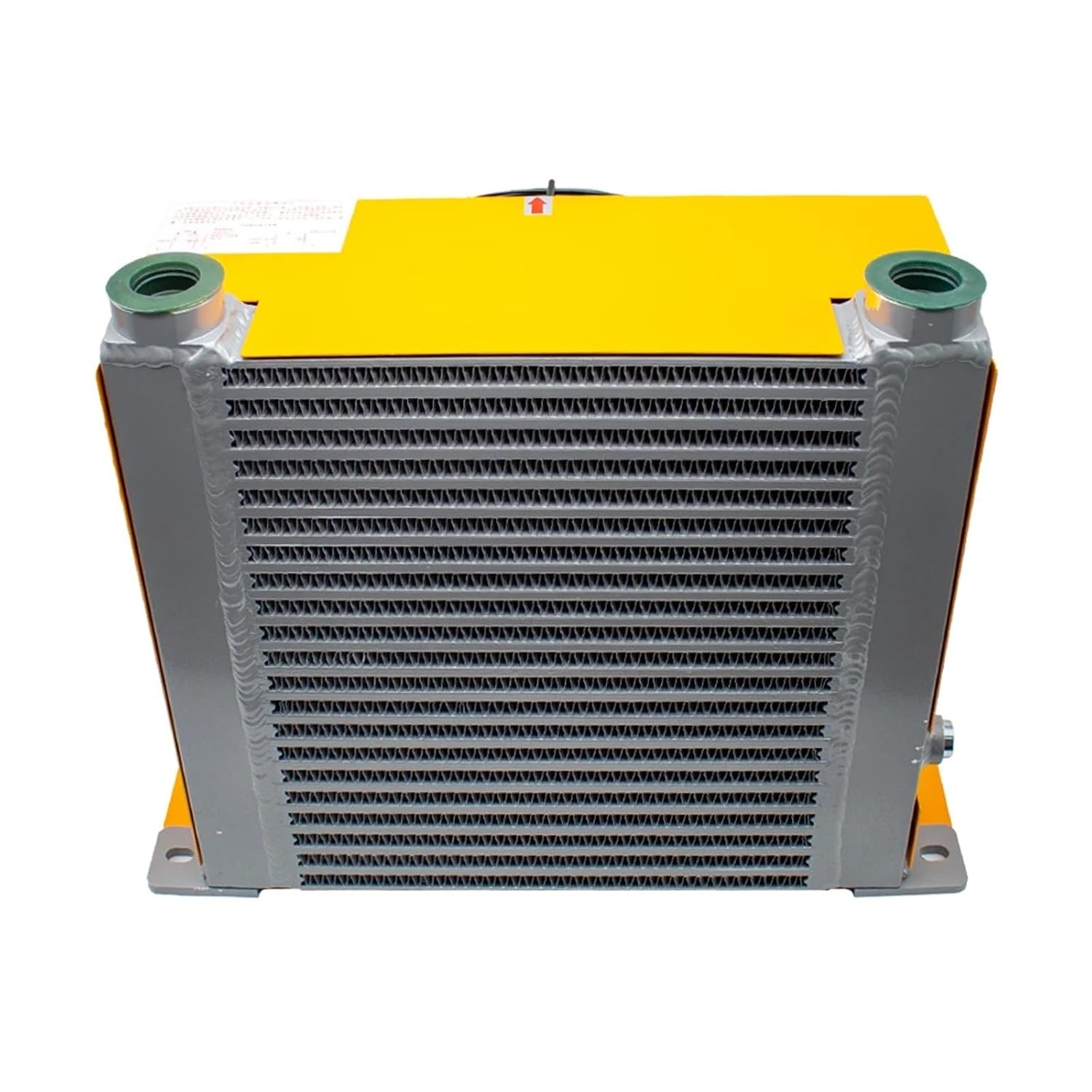 AH1012T-CA 100L/MIN Hydraulic Air Cooler Air-Cooled Radiator Oil Radiator AF Series Plate-Fin Hydraulic Aluminum Efficient Shock Absorption(DC 24V)
