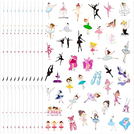 1000+PCS Ballet Stickers for Every Twinkle Toes