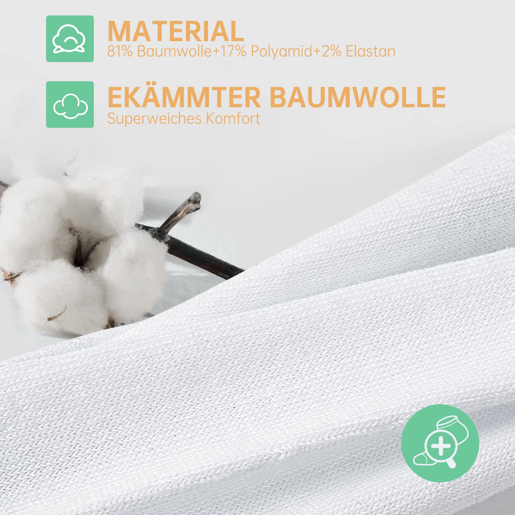 FALARY Calzini Uomo Donna 12 Paia Sportivi Corti Unisex Ottima Qualità e Comodità