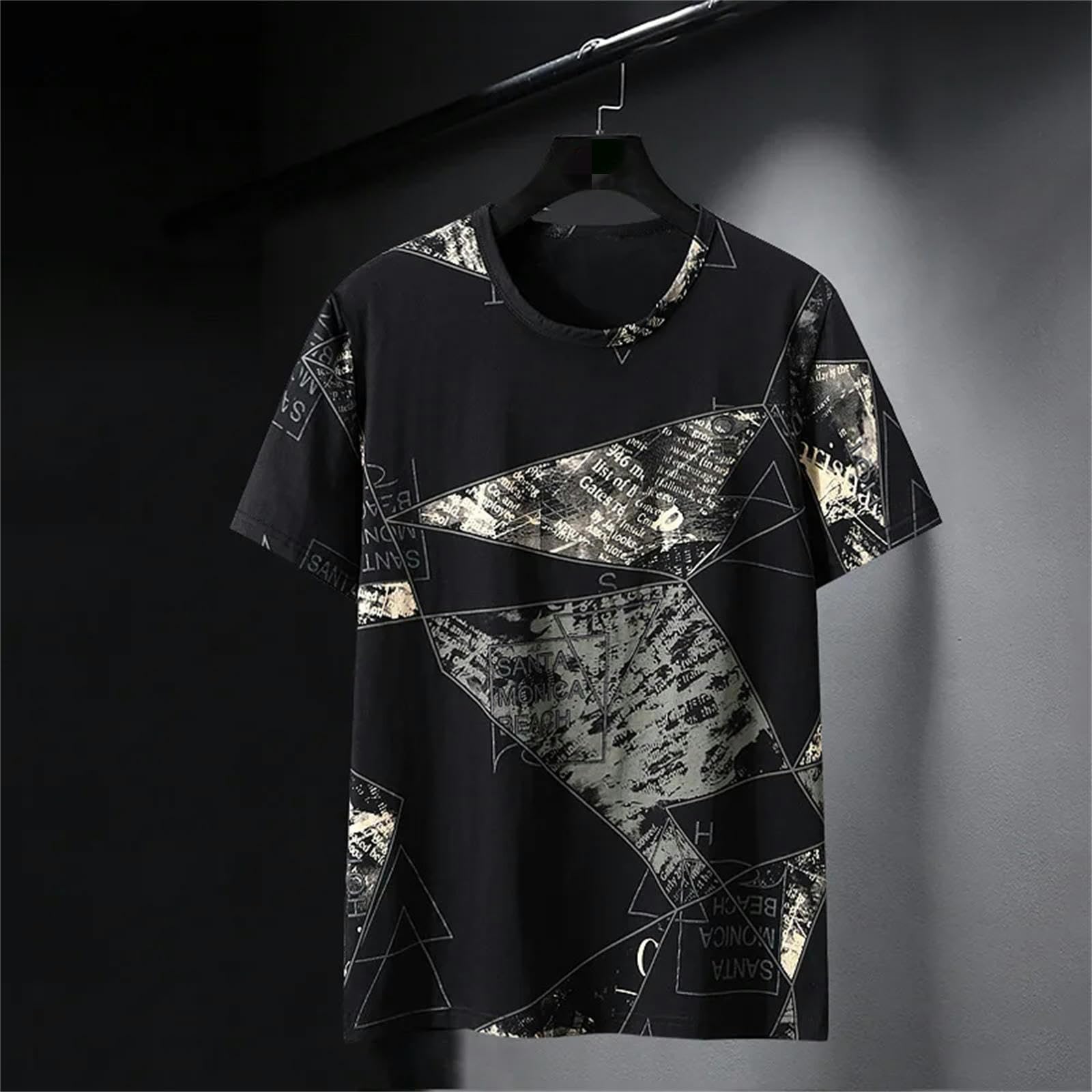 Camiseta De Manga Corta Camisetas De Gran Tamaño Hombres Grandes Topes 10Xl Tops Camisetas De Hop De Verano Hop Camisetas Estampadas Casuales