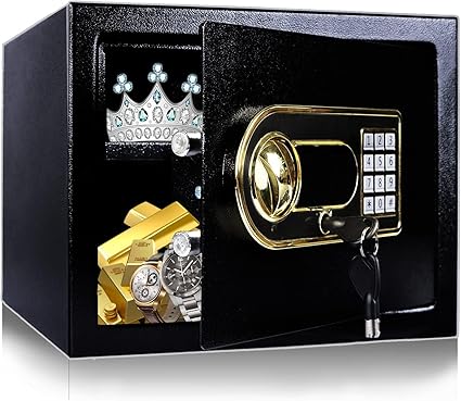 Adrohai Home Safe Box Fireproof Waterproof Money Safe Cabinet Safes For Home Hotel Office Closet Jewelry Safe Digital Money Safe Locker Digital Electronic Safe Box Security Safe Locker For Home