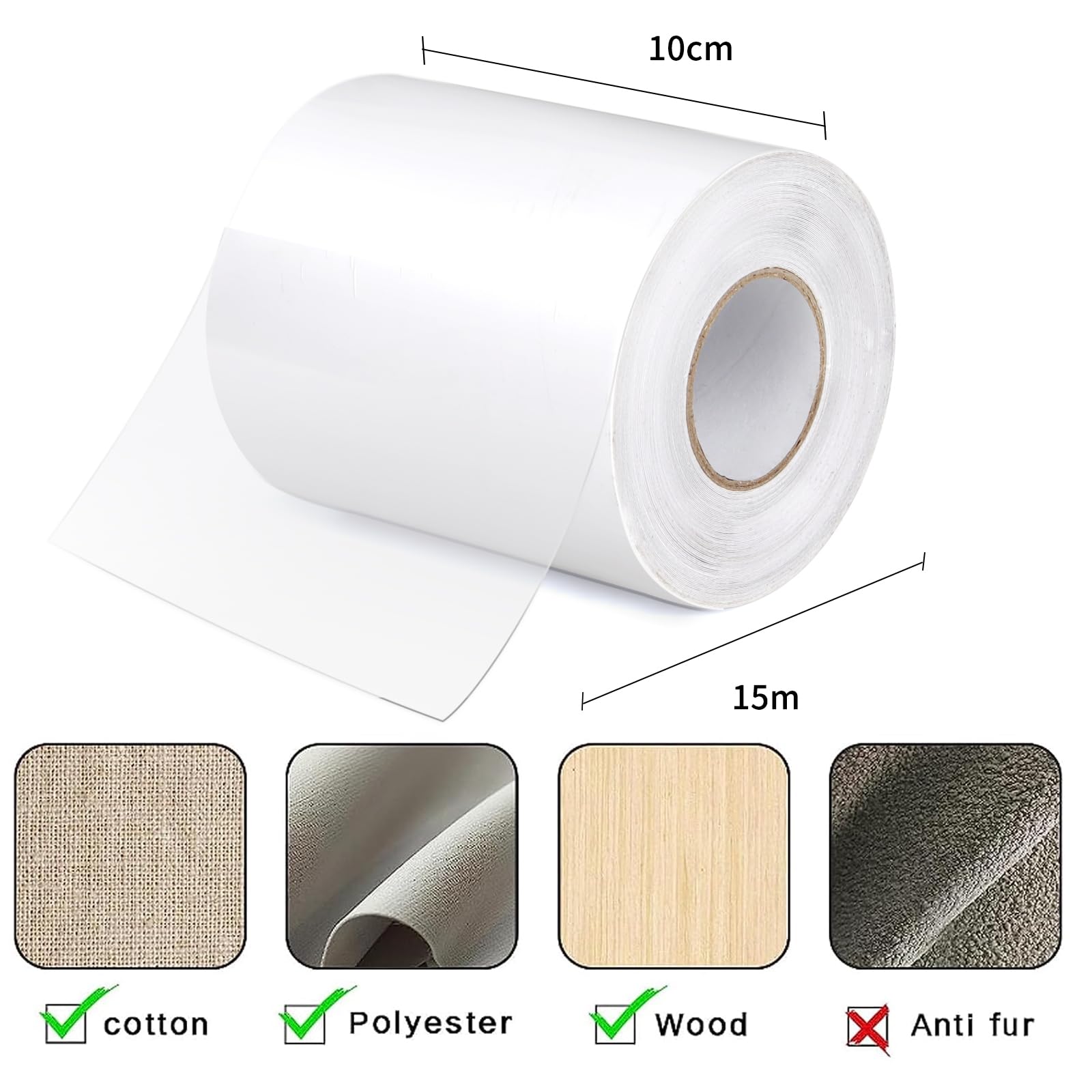 Adesivo Murale Decorativo Floreale In PVC - Antigraffio, 46x25 Cm, Colore Grigio/Nero