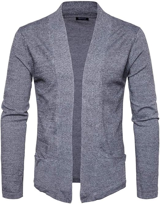 Herren Strickjacke V-Ausschnitt - Warmer Cardigan Mit Taschen