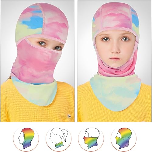 Miniatura 5 de Pasamontañas para niños a prueba de viento, máscara de esquí para invierno, cálido para clima frío, para niños y niñas