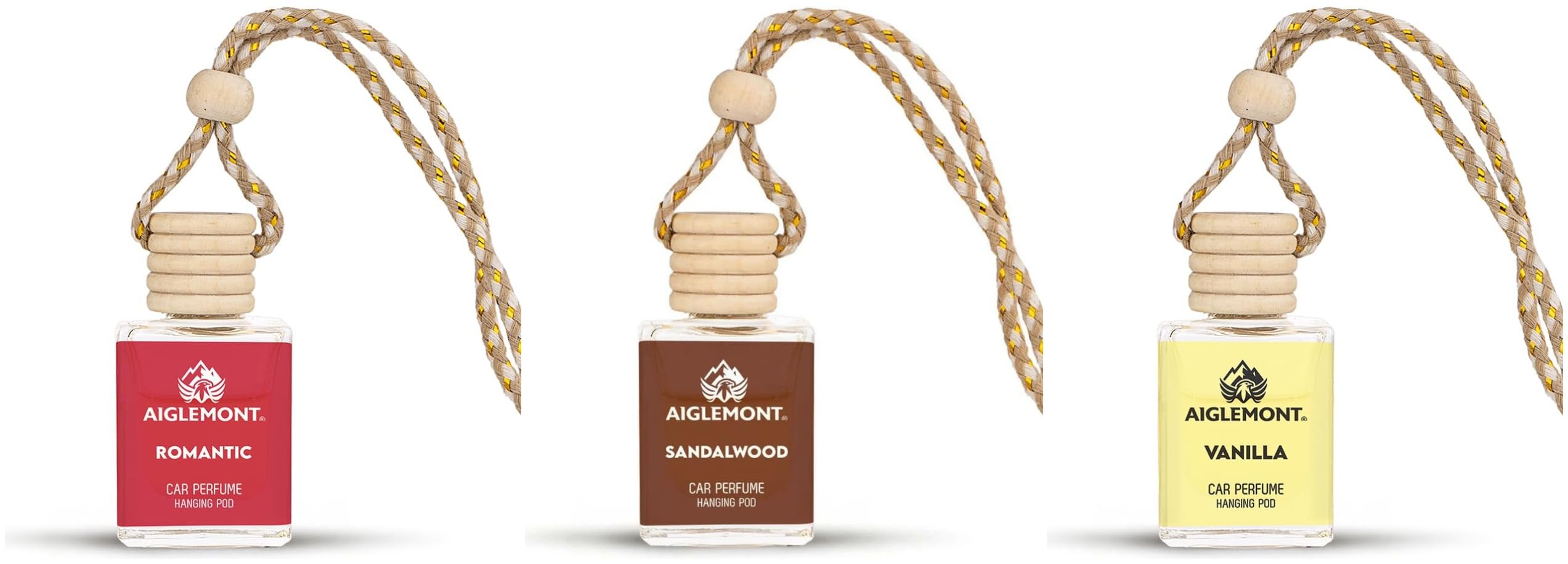 Car Perfumes combos | Romantic, Sandalwood& Vanilla| Combo of 3 | 10 ml Each-image-29