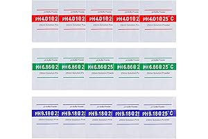 BOJACK 15-Pack of pH Calibration Buffer Solution Powder for Accurate and Effortless pH Calibration