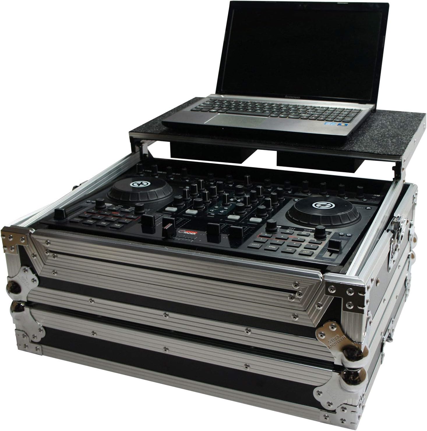 Harmony Audio HCTKS4LT Flight Glide Laptop Stand DJ Custom Case Compatible with Traktor Kontrol S4