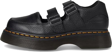 Dr. Martens Women's Buzz Mary Jane Leather Quad Shoe