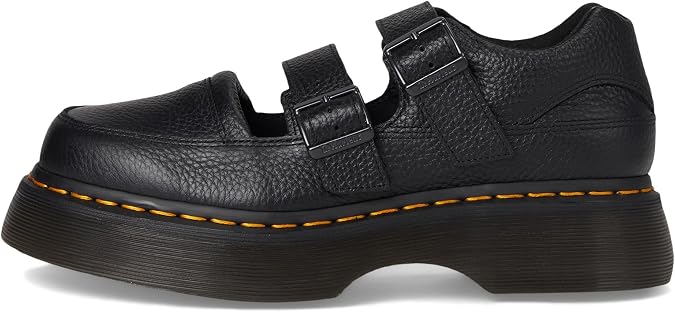 Dr. Martens Women's Buzz Mary Jane Leather Quad Shoe