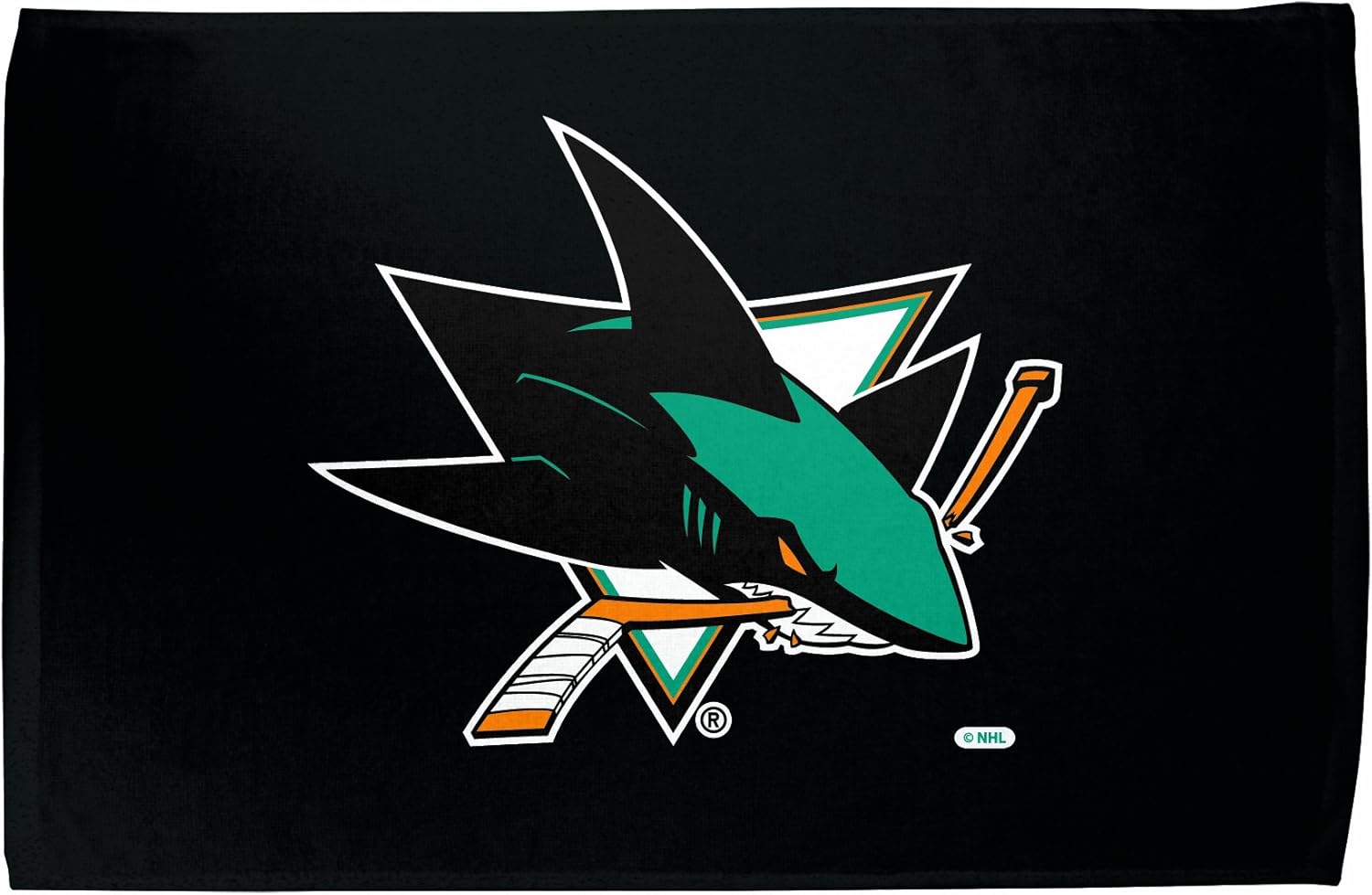 NHL San Jose Sharks Colored Sports Fan Towel Sports Fan