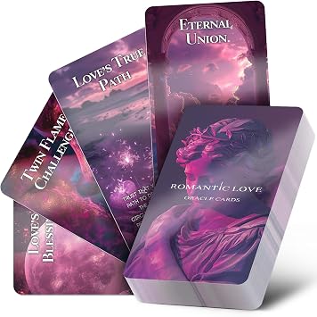 Love Oracle Cards, 50 Pink Soulmate Guide Oracle Deck