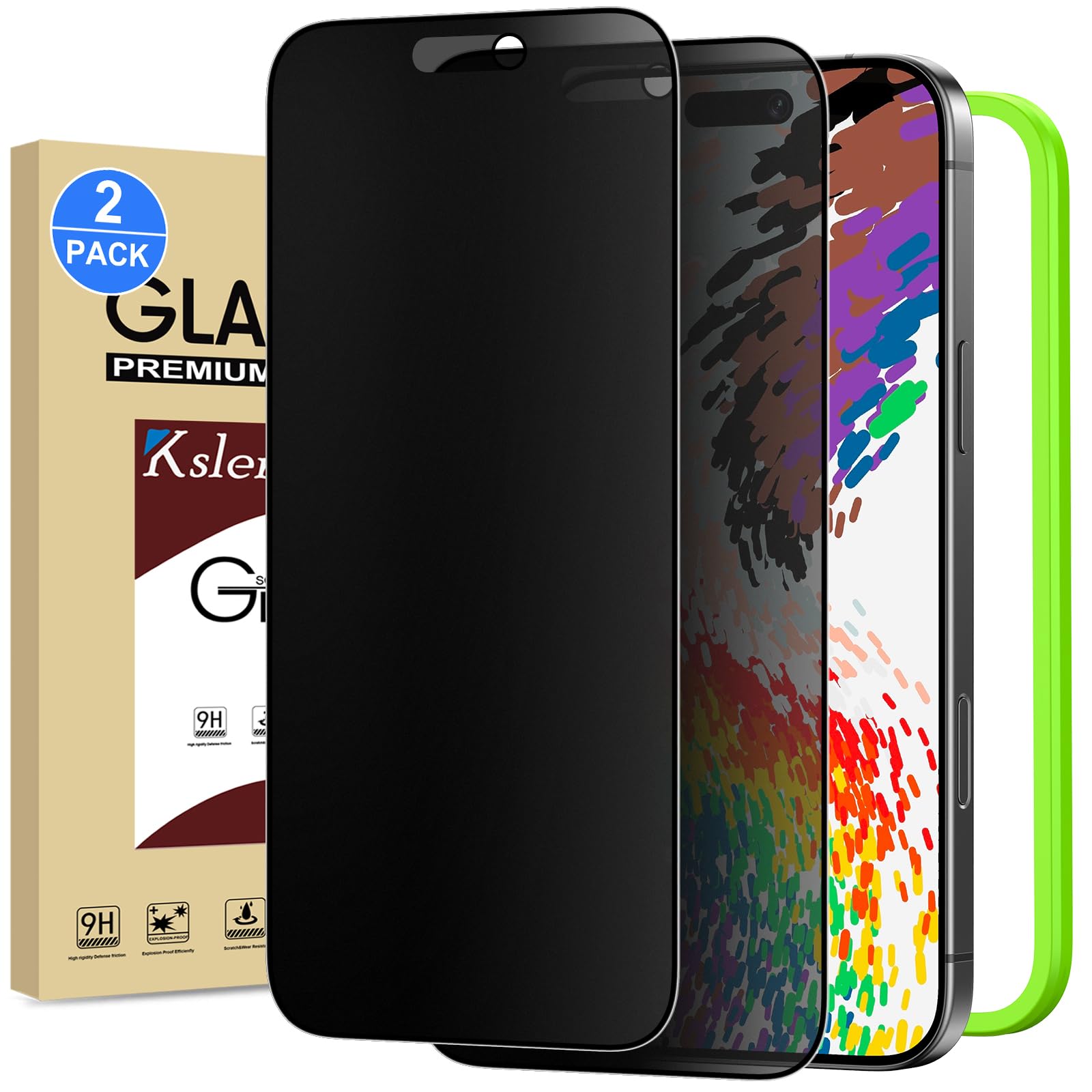 2+2 Privacy Pellicola Protettiva Copertura Totale per iPhone