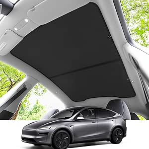 Tesla Model Y Sunshade Roof Heat-Insulating UV-Protective Nano-Reflective Interior Accessories 2025-2026