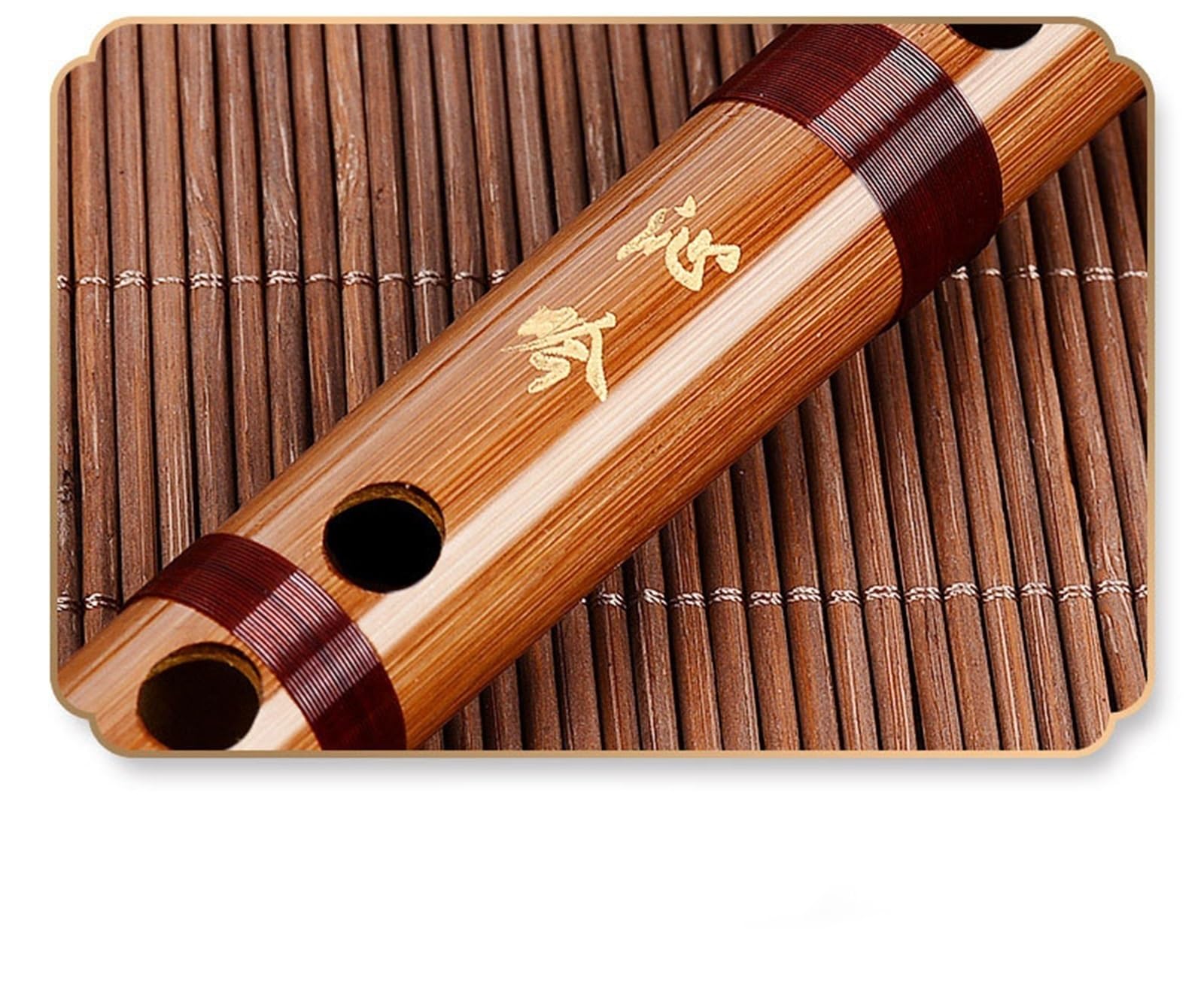 Flauto traverso per principianti di livello professionale accordato in Re di bambù Principianti Bamboo Flute