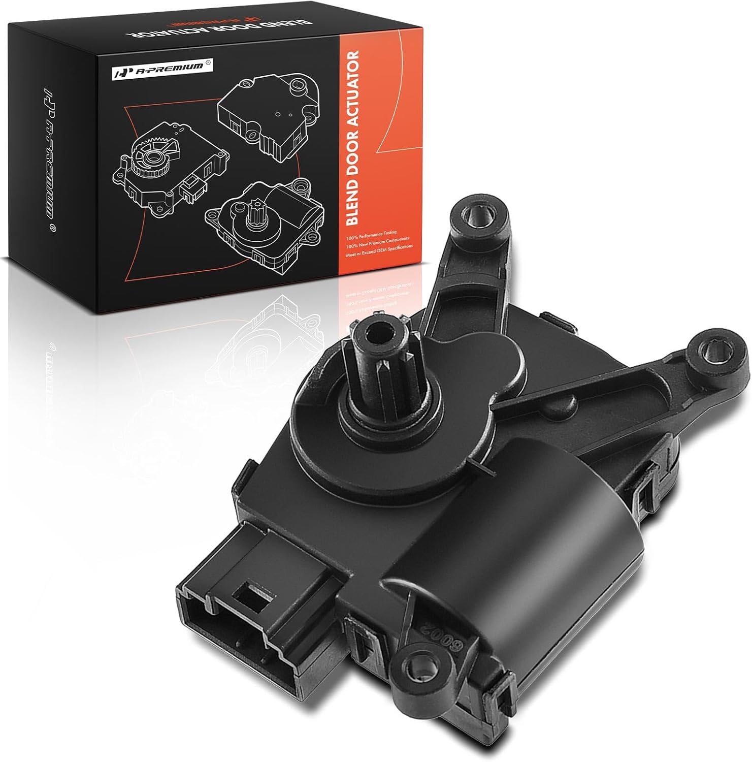 A-Premium HVAC Heater Blend Door Actuator, Compatible with Ford Focus 2012-2018, Transit-150 2015-2018, Transit-350 2015-2018, Transit Connect 2015-2018, Replace# CV6Z-18731-A