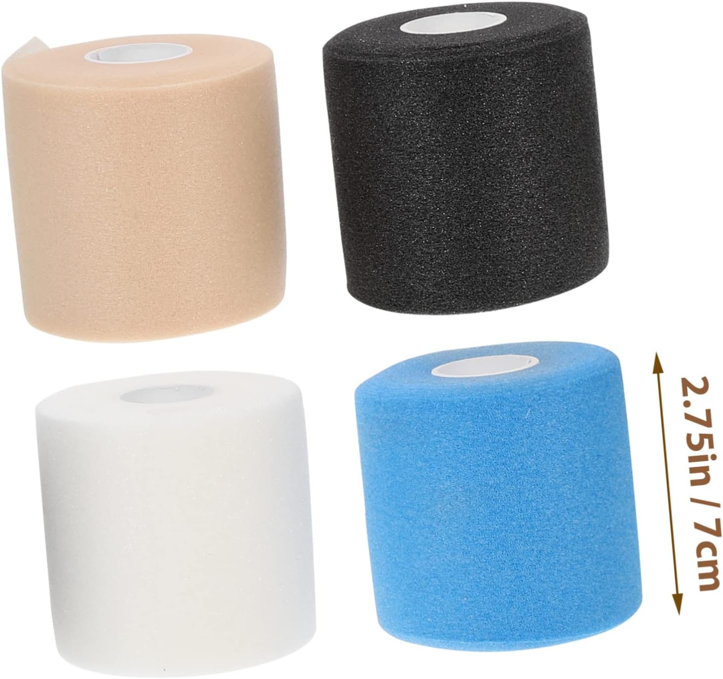 UPKOCH 1set Shock Absorption Athletic Prewrap Durable Elastic Tape for Joint Protection Skin Friendly Adhesive for Sports Injuries Lightweight and Comfortable for Parts 4rolls