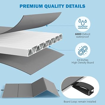 Bunkie Board King Size (76x80''), Heavy Duty Bed Boards for Frame