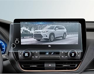 BIBIBO Matte Anti-Glare 2024 2025 Grand Highlander Screen Protector for 2024 2025 2026 Toyota Grand Highlander XLE/Limited/Platinum 12.3" inch Display [Tempered Glass Matte Lessen Fingerprints] 2024 2025 2026 Toyota Grand Highlander Accessories