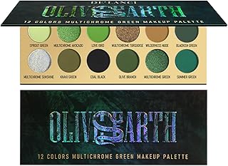 TiaoBug Paleta de sombras de ojos verde oliva...