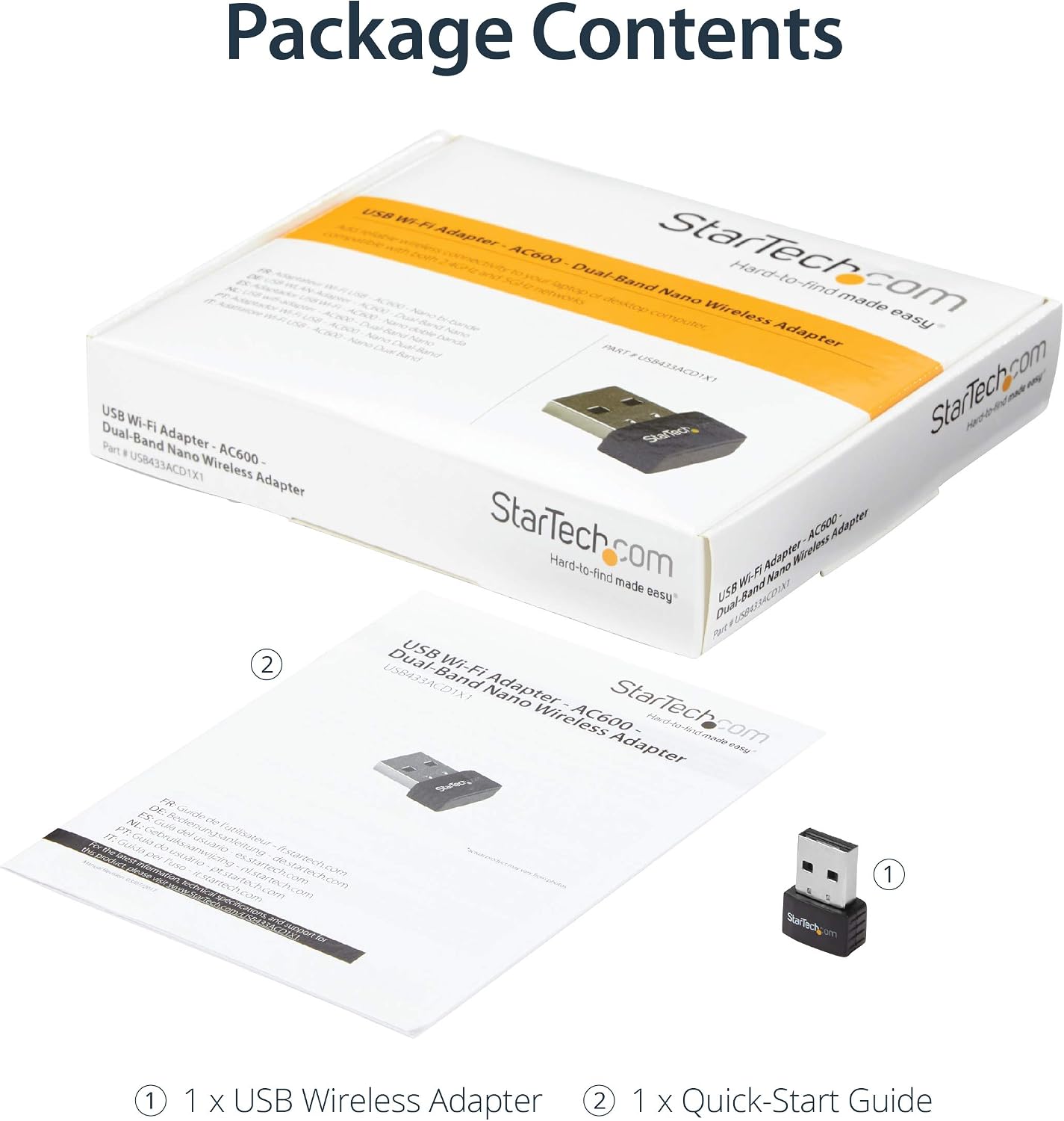 🔥 Flash Sale StarTech.com Wireless USB WiFi Adapter – Dual Band AC600 Wireless Dongle - 2.4GHz / 5GHz - 802.11ac Wi-Fi Laptop Adapter (USB433ACD1X1) Flash Deals - 70% OFF StarTech.com Wireless USB WiFi Adapter – Dual Band AC600 Wireless Dongle - 2.4GHz / 5GHz - 802.11ac Wi-Fi Laptop Adapter (USB433ACD1X1)