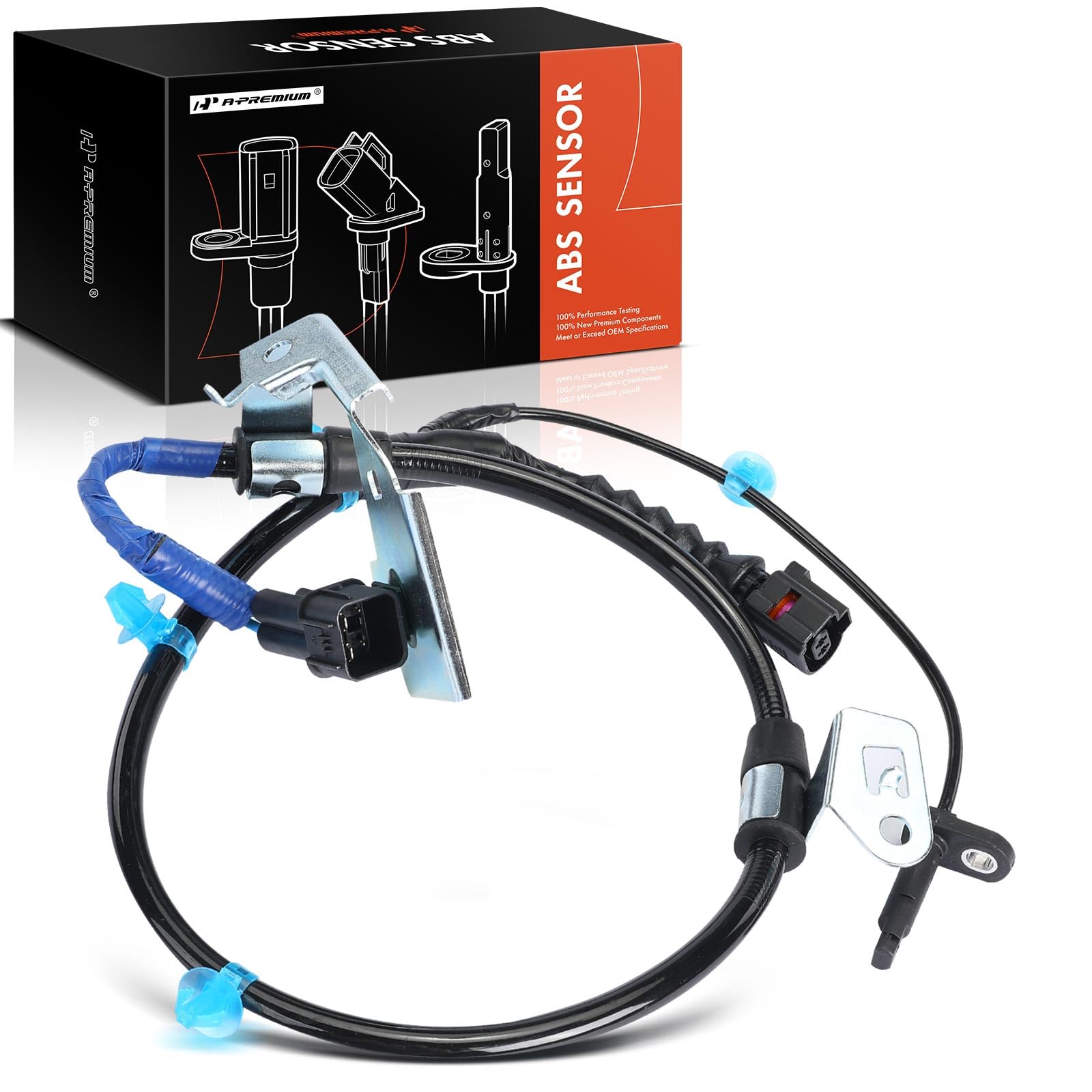 A-Premium ABS Wheel Speed Sensor Compatible with Honda Models - Accord 2018 2019 2020 2021 - Rear Left Driver Side, Replace# 47560TVAA03