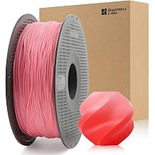 Bamboo Original TPU 90A 1.75MM Filament Exceptional Wear Resistance for Lasting Performance with RFID for Bambu Lab A1,A1MINI,X1,P1 AMS 1KG +/- 0.03mm AMS HT CompatibleBlaze 51901