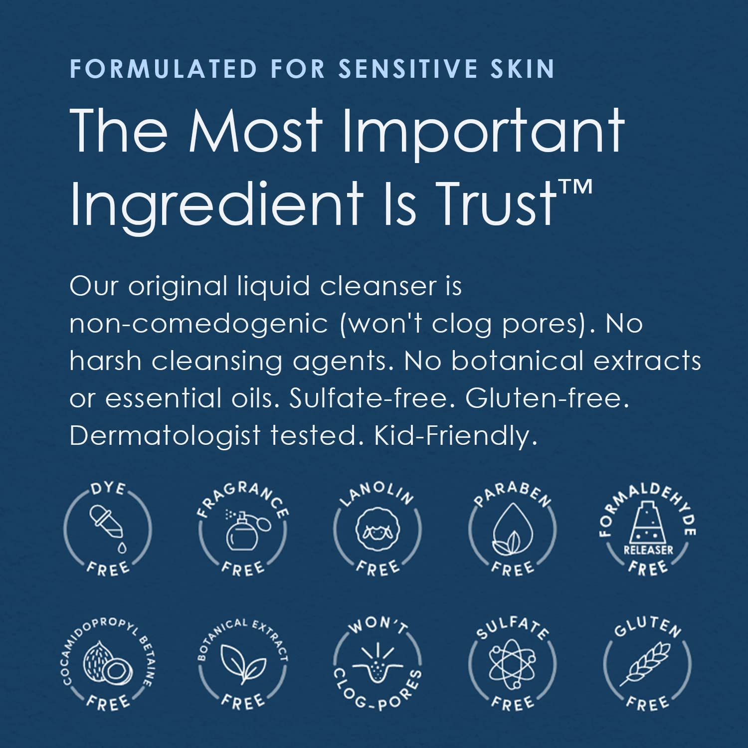 Free & Clear Liquid Cleanser, For Sensitive Skin 8 fl oz (Pack of 4) by Free & Clear