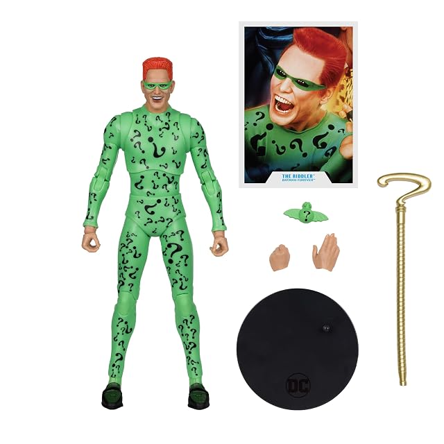 Foto 4 de 8 de DC Multiverse El Acertijo (Batman Forever) Figura Build-A de 7 pulgadas Juguetes McFarlane