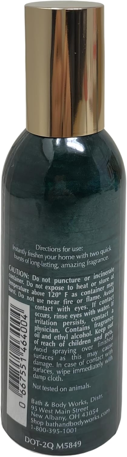 Bath and Body Works Evergreen 2 Concentrated Room Spray with a Peach Gardenia Sample Soap