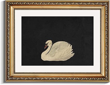 Amazon.com: VIYYIEA Gold Framed Wall Art Canvas Print Home Decor ...