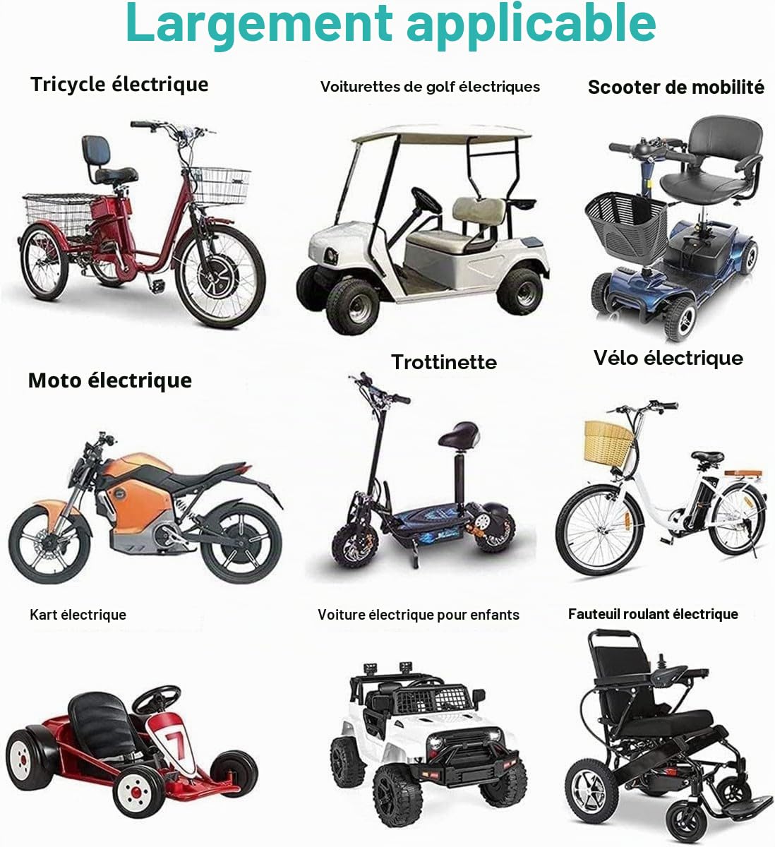 Batterie de vélo électrique 36V 48V 52V 8AH 10AH 12AH 15AH 18AH 20AH 25AH 30AH Batterie Li-ION Batterie de vélo électrique pour Scooter électrique vélo électrique