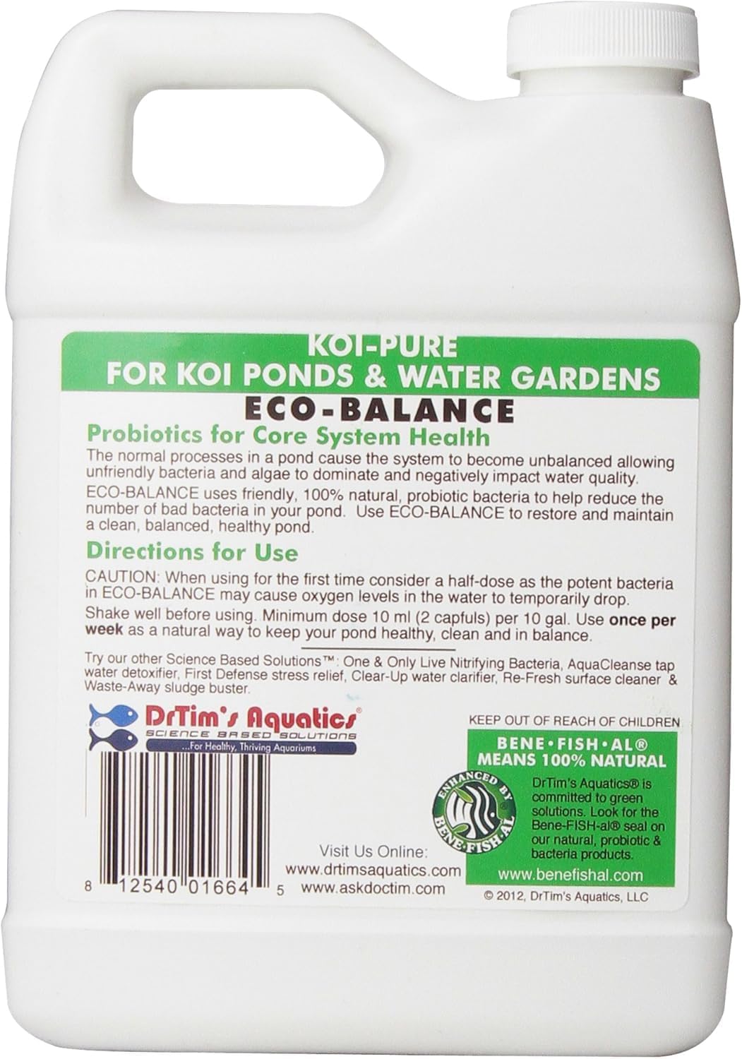 DrTim's Aquatics Eco-Balance Koi (DrTim's Aquatics Eco-Balance Koi 32oz)