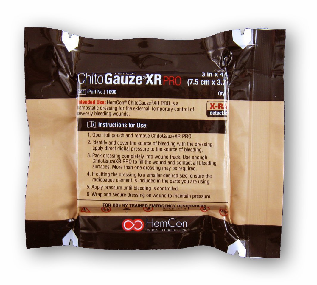 HemCon ChitoGauze Z-Folded 3" x 4yds