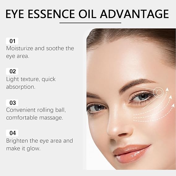 Rollerball Castor Oil,Under Eye Rollerball,Eye Cream for Dark Circles,Castor Oil and Frankincense Eye Roller Ball Oil,Anti Wrinkle Eye Cream,Firming Eye Cream,Eye Cream for Dark Circles
