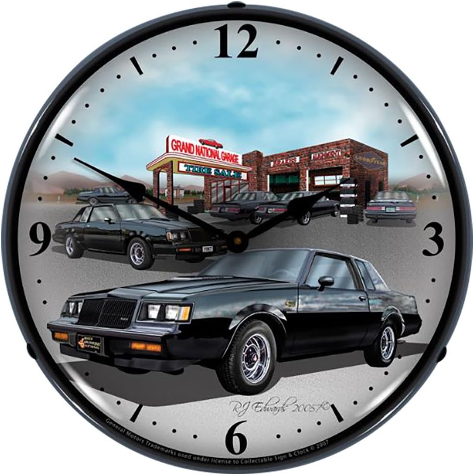 GMRE710151 14" 1987 Buick Grand National Lighted Clock