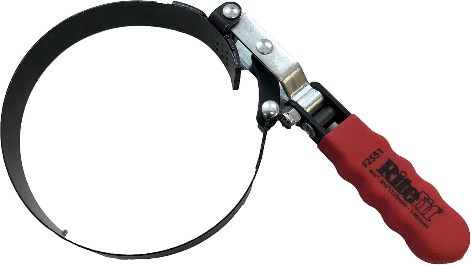 CTA Tools 2551 Pro Swivel Oil Filter Wrench - Compatible with Trucks/Caterpillar/John Deere - 120-146mm